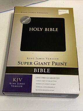King James Version (KJV) Holy Bible published by Broadman & Holman
